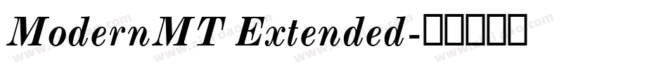 ModernMT Extended字体转换